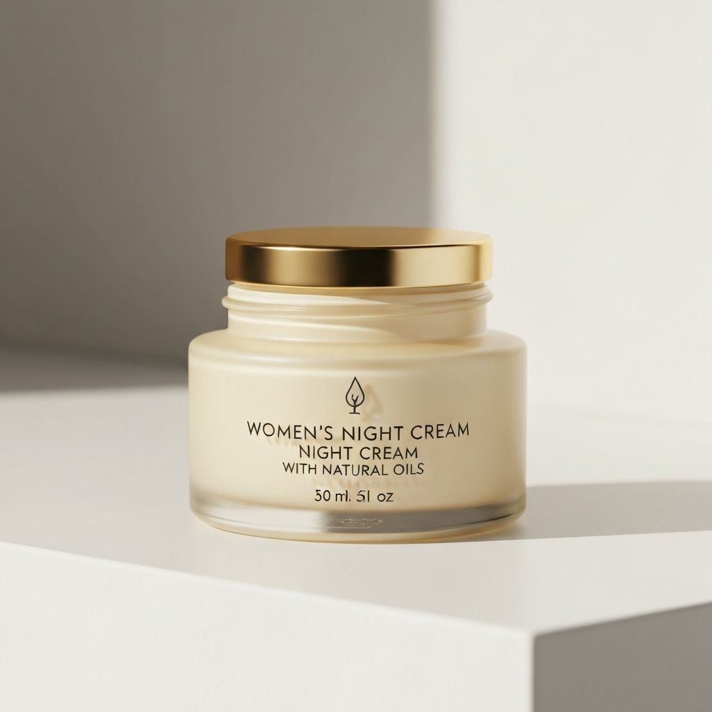 Nourishing face cream with natural oils