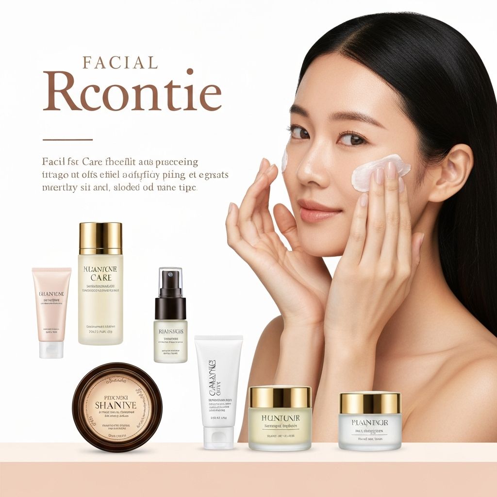 Women's facial care and skincare collection